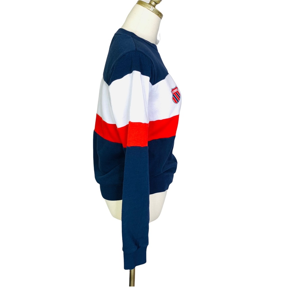 K Swiss Pullover Colorblock Sweater SMALL 2962 - Picture 2 of 6